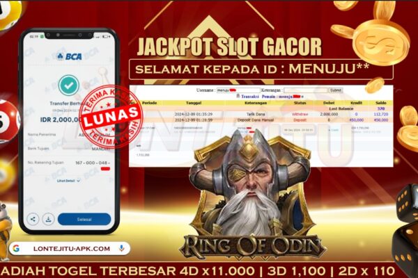 SLOT KING OF ODIN – LONTEJITU 09 DESEMBER 2024