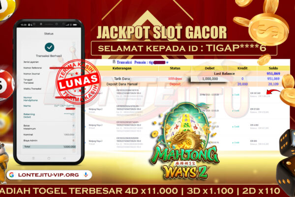 SLOT MAHJONG WAYS 2 – LONTEJITU 23 MARET 2025