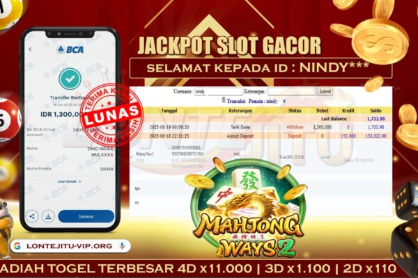MAHJONG WAYS – LONTEJITU 19 JUNI 2025