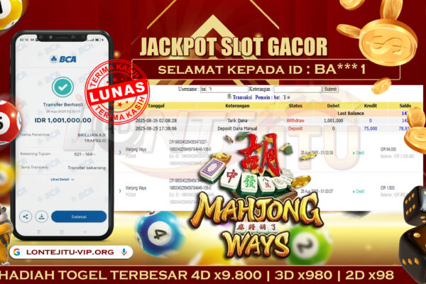 SLOT MAHJONG WAYS