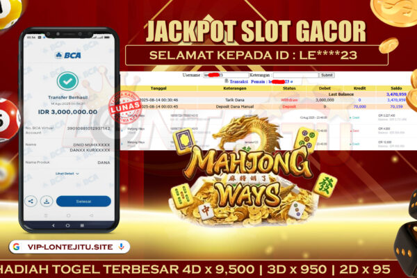 SLOT MAHJONG WAYS