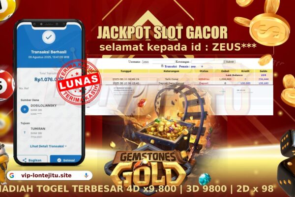 SLOT GEMSTONES GOLD – LONTEJITU 10 AGUSTUS 2025