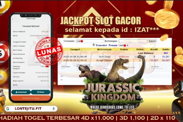 SLOT JURASSIC KINGDOM