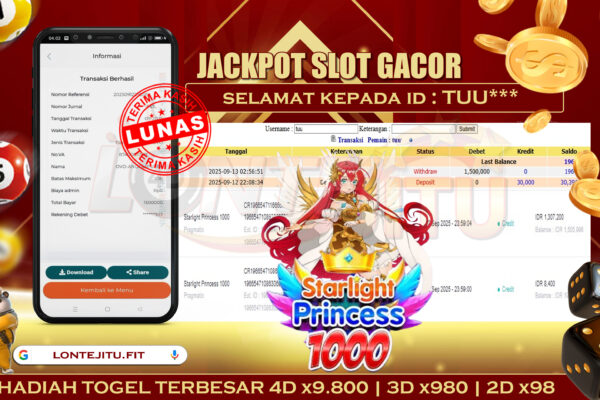 SLOT STARLIGHT PRINCESS 1000