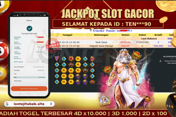 SLOT GATES OF OLYMPUS – LONTEJITU 15 OKTOBER 2025